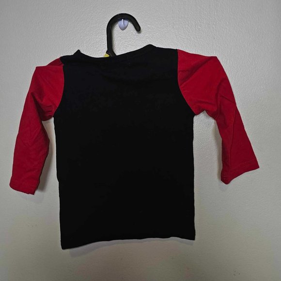 5/20 Chuyg Toddler with Red Long Sleeve "Love" black top - Picture 4 of 8